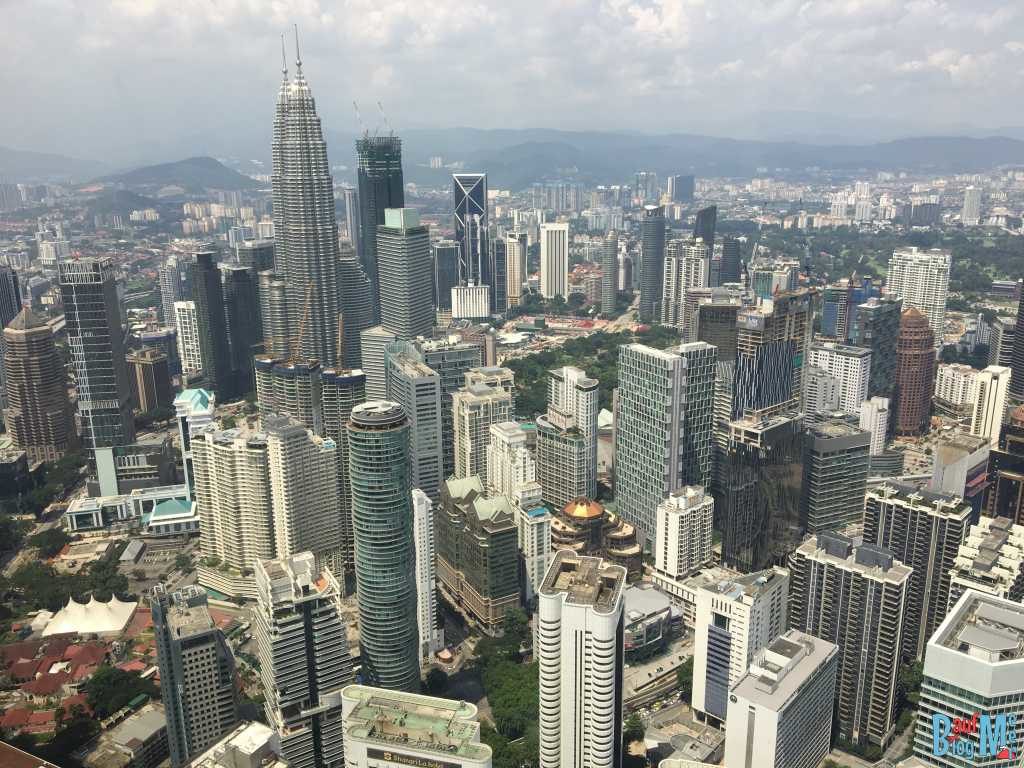 Ausblick auf Kuala Lumpur vom KL Tower