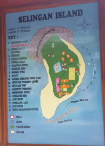 Karte von Selingan