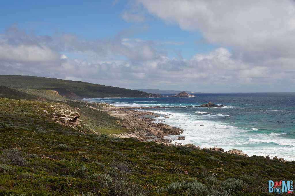 Felsige Küstenlandschaft am Cape Naturaliste
