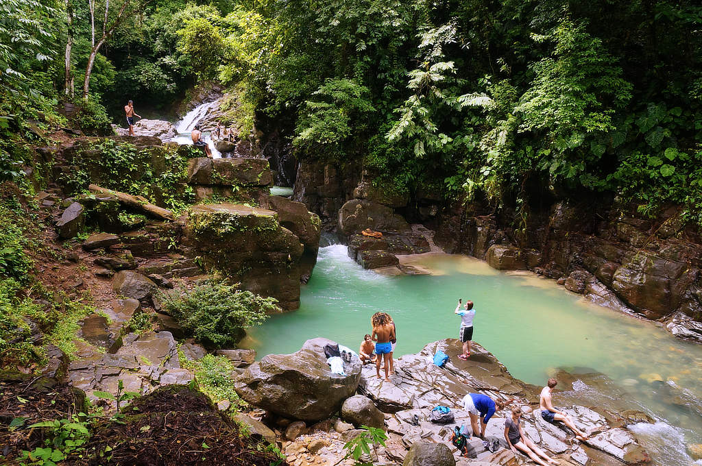 Ein Highlight beim Backpacking in Panama: Pozo Azul