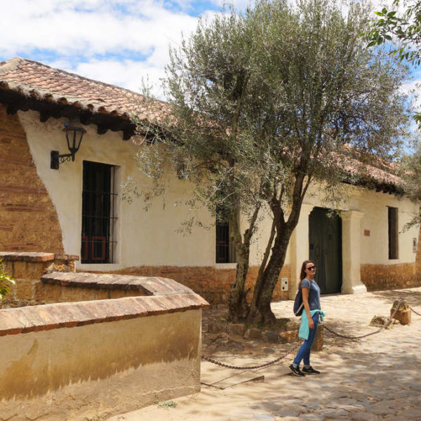 Ein Haus in Villa de Leyva