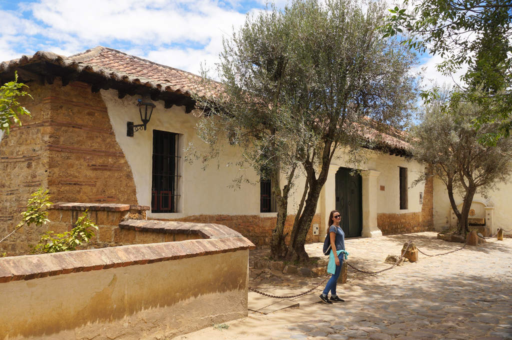 Ein Haus in Villa de Leyva