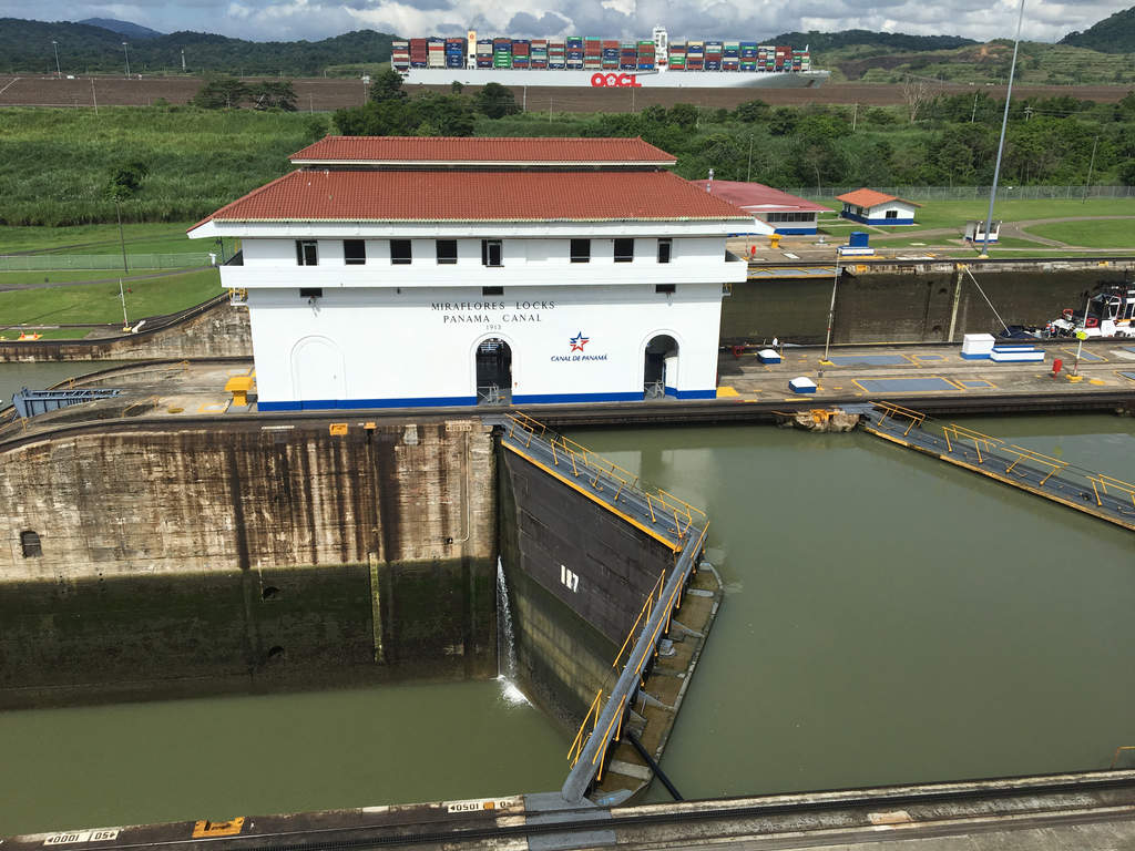 Miraflores Schleusen des Panamakanals